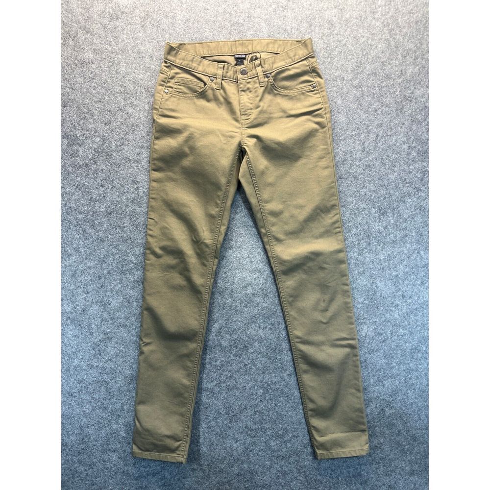 Patagonia‎ Pants Women's 4 Pinyon Pines Khaki Slim Fit Low Rise Stretch
